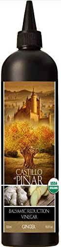 Castillo de Piñar 500ml Ginger Balsamic Reduced Vinegar Certified USDA Organic Non GMOUSDA Organic