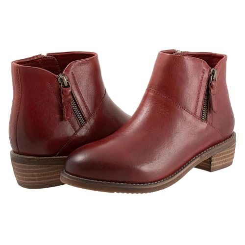 SoftWalk Women's Boot Ballet Flat, Navy Patent, 8 Wide