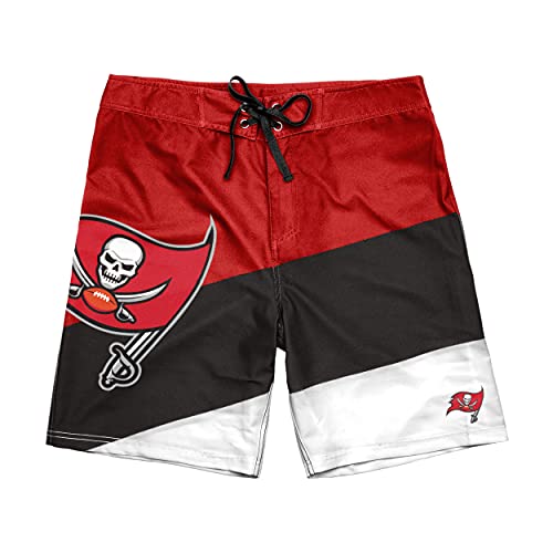Image of FOCO Mens NFL Team Logo Color Dive Swim Boardshorts