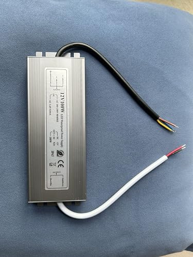 Image of Waterproof 12V Power Supply IP67 100W LED Driver Transformer Adapter 100V-265V AC to 12V DC Output for LED Light,Camera,Computer Project, Outdoor Light (Waterproof 12V100W)