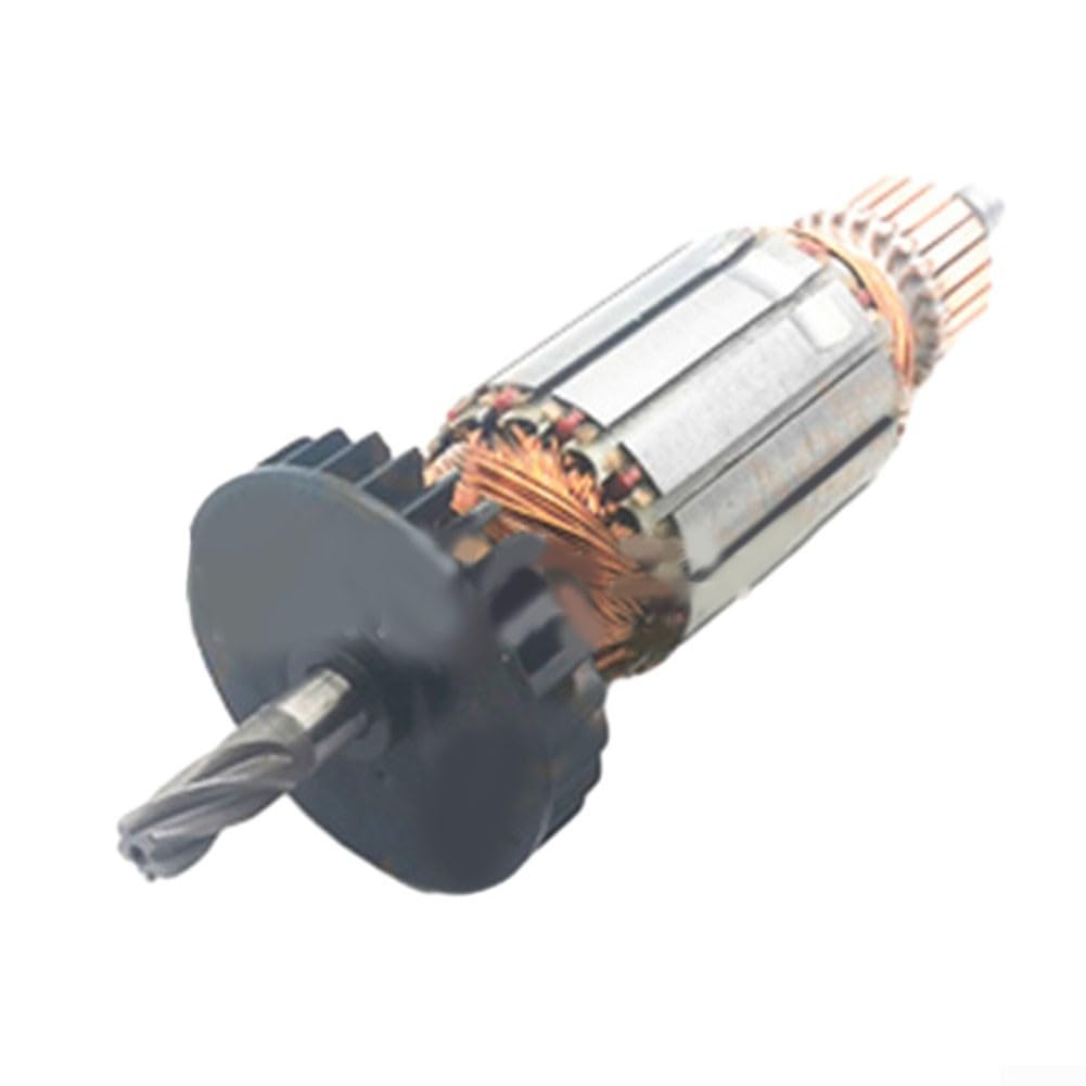 Gdfnmogo Rotor d'armature de rechange à 5 dents AC 220-240 V pour outils électriques, compatible avec Hitachi DH24PB3, DH24PC3, 360720E, C210716E, métal durable