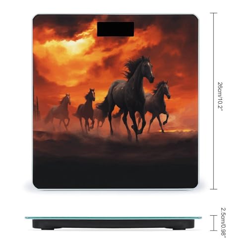 Báscula digital de baño FekiLoot con pantalla grande miniatura 2