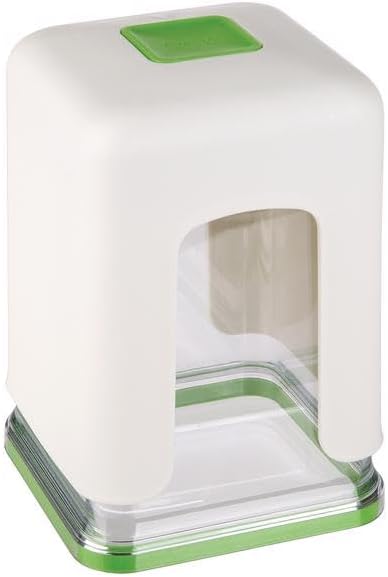 Progressive Prepworks - Picador de alimentos de plástico verdeblanco