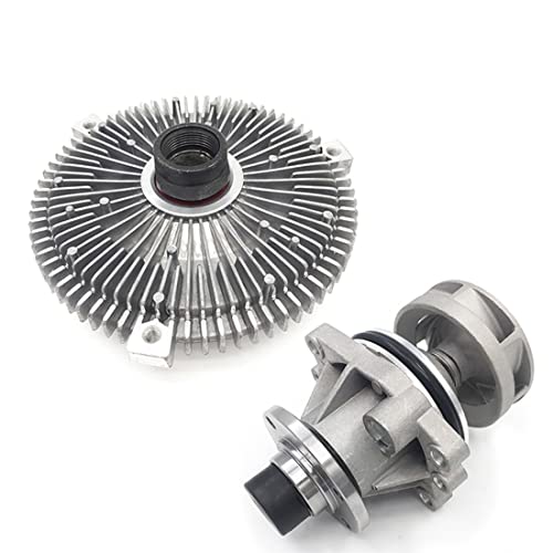 WATER PUMP METAL IMPELLER + GASKET + FAN CLUTCH Replacement