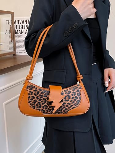 Verdusa Women's Retro Vintage Shoulder Bags Magnet Zipper PU Leather Classic Hobo Handbag4