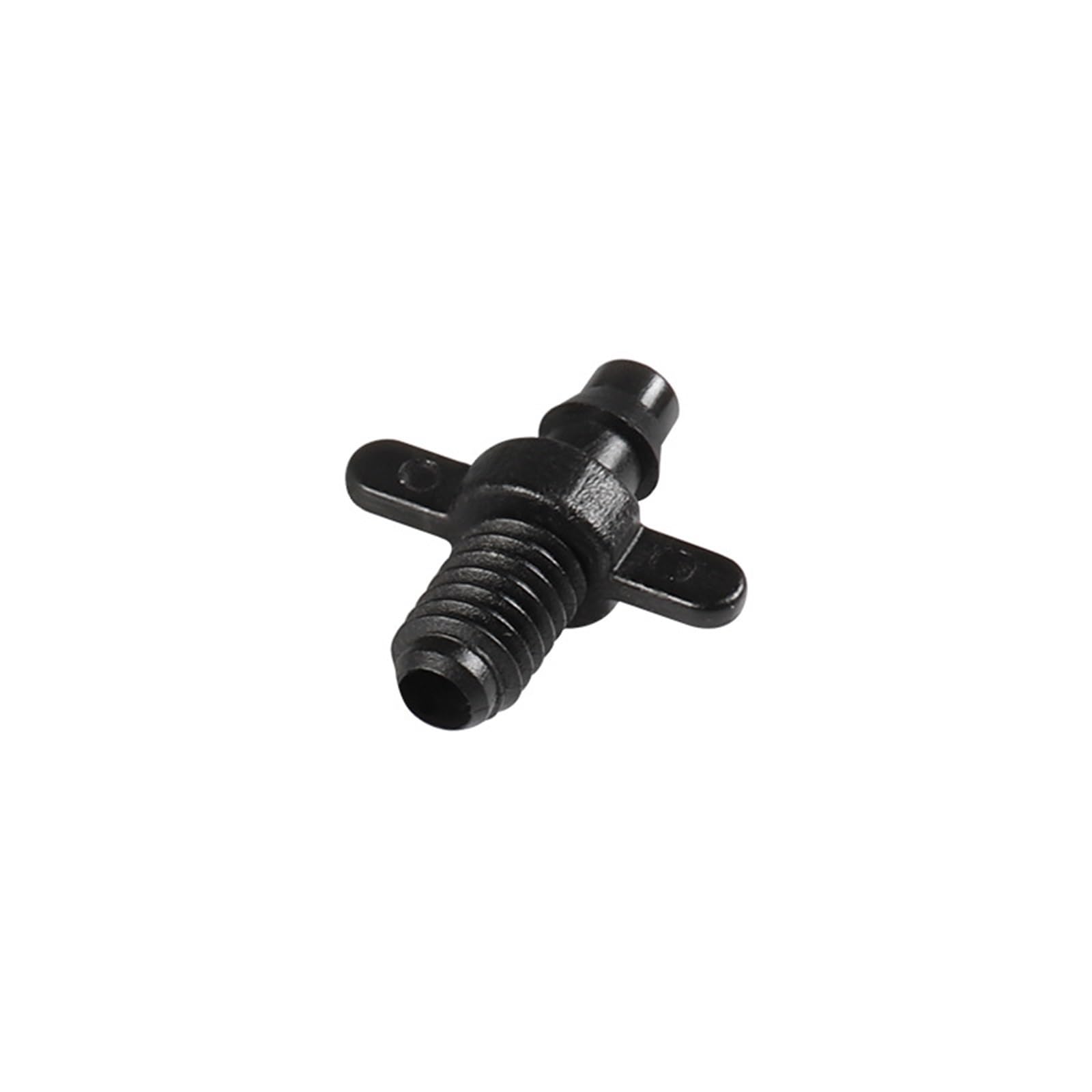 50Pcs Connettore dritto spinato da 1/4 di pollice con tubi filettati for irrigazione da giardino Raccordi in PVC Connettore rapido for tubo da 4/7mm
