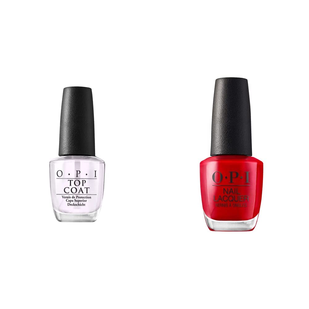 O.P.I Top Coat, 15ml, Big Apple Red, 15ml