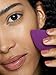 WUNDERBROW Makeup Beauty Sponge Blender Applicator Tool, Purple, 1 Count