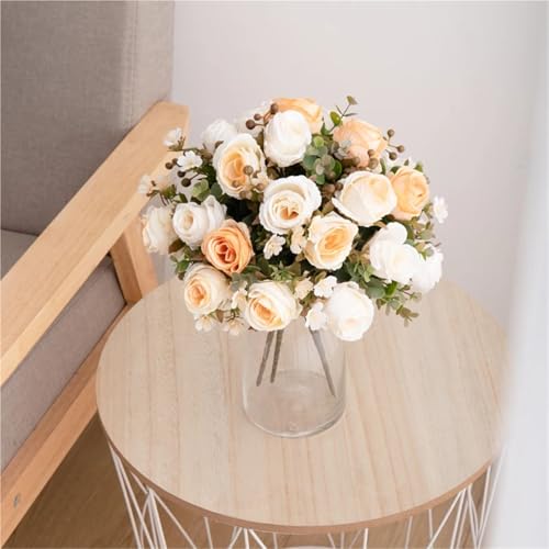 Ramos de rosas artificiales que no se marchitan para decorar tu jardín 7