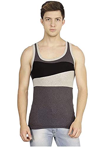 Image of GenX Men's Regular Fit Gym Vest GV 7717 3PC 80CM Multicolor