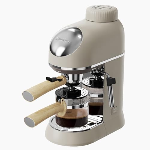 Image of Westinghouse Espresso Coffee Maker 800 W | 5 Bar Pump Pressure - Milk Frother Included | Fast Heating | Home Espresso Machine | Compact 240 ml Water Tank | Detachable Drip Tray (WKCMF2012)