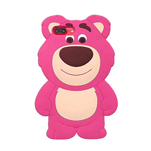 C CASESOPHYShockproof Ultra Thick Soft Silicone Case Cover for Apple iPhone 12 Pro Max Lotso Huggin Bear Toy Story Walt Disney Disneyland 3D Cartoon Cute Lovely Funny Kids Girls Women