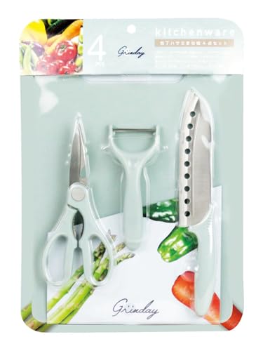 Set Cuchillos Cocina 4 Piezas Acero Inox