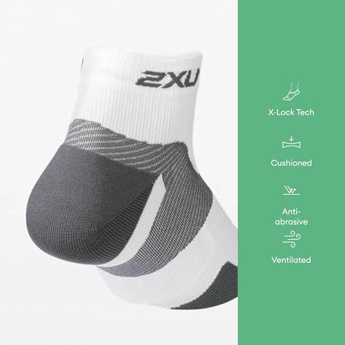 2XU Unisex Vectr Cushion 1/4 Crew Socks3