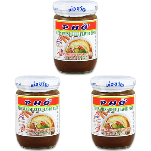 Por Kwan Pack de Paté Vietnamita con Sabor A Ternera de 1 x 227 Gr 230 g (Paquete de 3)