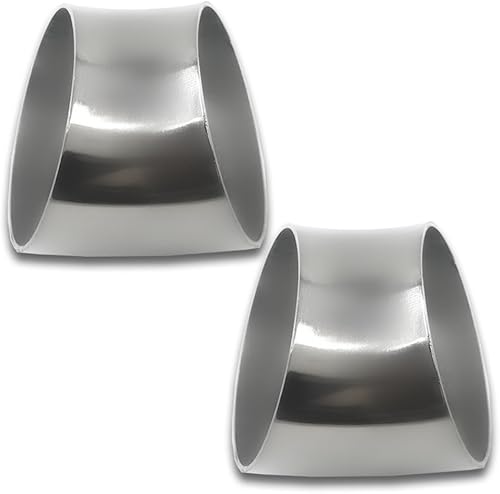 Tubo de codo de escape de 2.5 pulgadas de diámetro exterior de 45 grados (codo doblado de mandril) SS304 de acero inoxidable apto para codo de