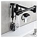 Pot Filler Tap Wall Mounted Foldable Kitchen Faucet With Bidet Sprayer Cold Bidet Faucet Sink Tap Rotate Folding Spout - Kitchen Sink(Style 5 black)