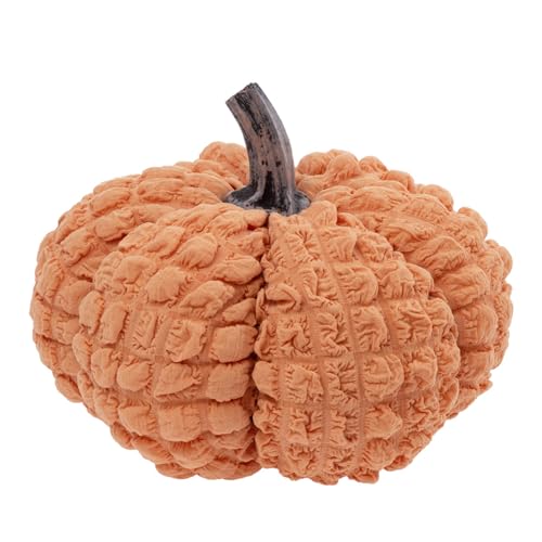 Boston International Fabric Pumpkin Tabletop Mantel Shelf Fall Autumn Thanksgiving