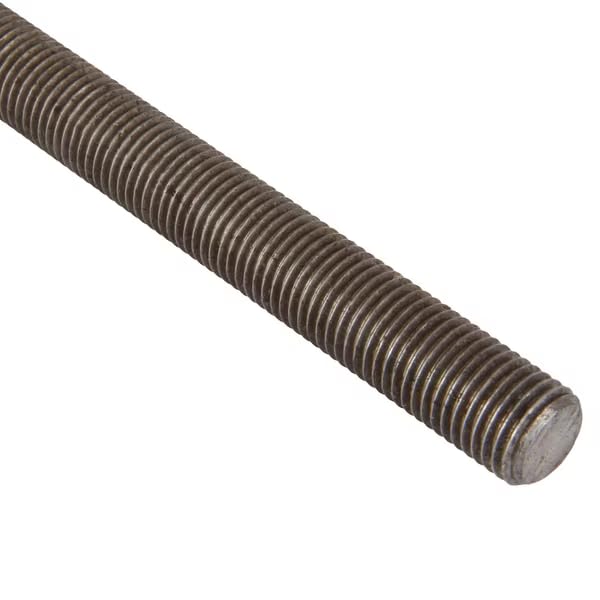 Fully Threaded Rod, 7/16"-20, 3 ft, Steel, Grade B7, Black Oxide Finish