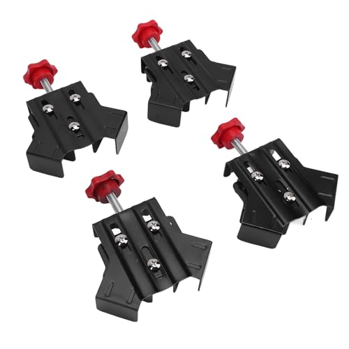 90 Degree Corner Clamp, 4Pcs Adjustable Corner Clamps for Woodworking Right Angle Clamp, 90 Degree Clamp for Welding Picture Frame Jointing, Right Angle Clip Fixer Tools