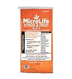 MicroLife Citrus & Fruit (6-2-4) Professional Grade Granular Organic Biological Fertilizer, 40 LBS