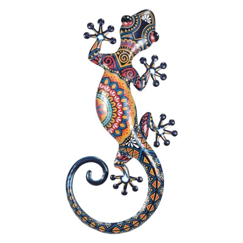 ROCKING GIFTS Ornement Mural en Forme de lézard mosaïque 45 cm