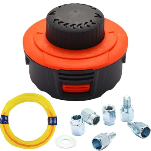 Quintillus H02 Weed Eater Head Universal Trimmer Head String Trimmer Head Bump Feed Weed Wacker Head Grass Trimmer Head Replacement for Weed Warrior, Echo, Husqvarna, Comes with .095 Trimmer Line