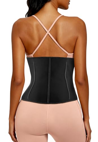 ECOWALSON Waist Trainer for Women - 9/25 Steel Bones & Additional Extender Cincher Corset for Hourglass body Shaper