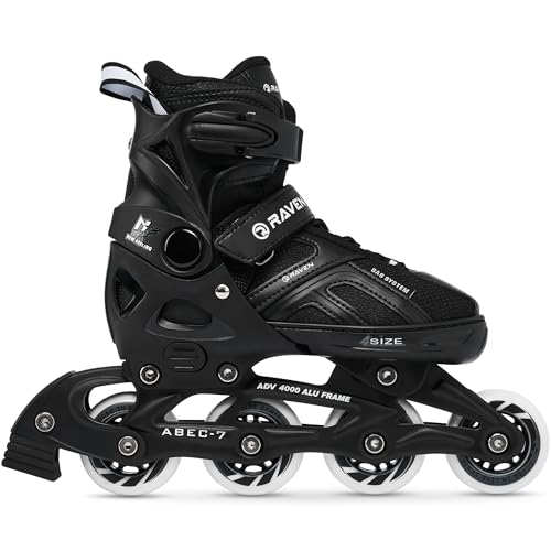 RAVEN Pulse Inline Skates Inliner für Kinder und Erwachsene OPTIONAL 2in1...