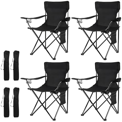 4PCS Folding Camping Chairs