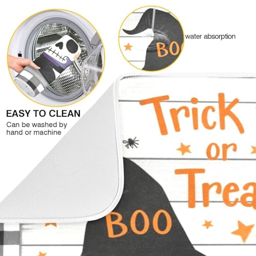 Tapis de séchage pour machine à café et décoration de cuisine d'Halloween
