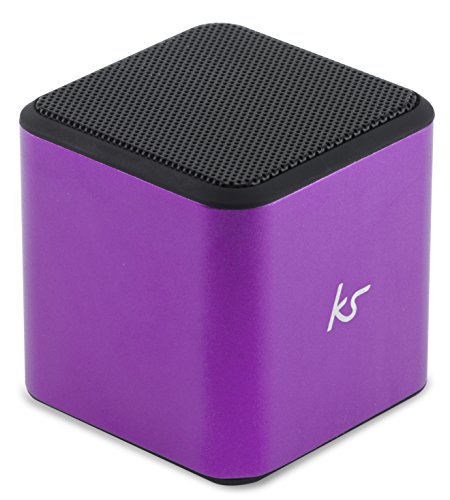 KitSound Cube Enceinte Portable Universelle Bluetooth Sans Fil Compatible avec les Smartphones - Violet