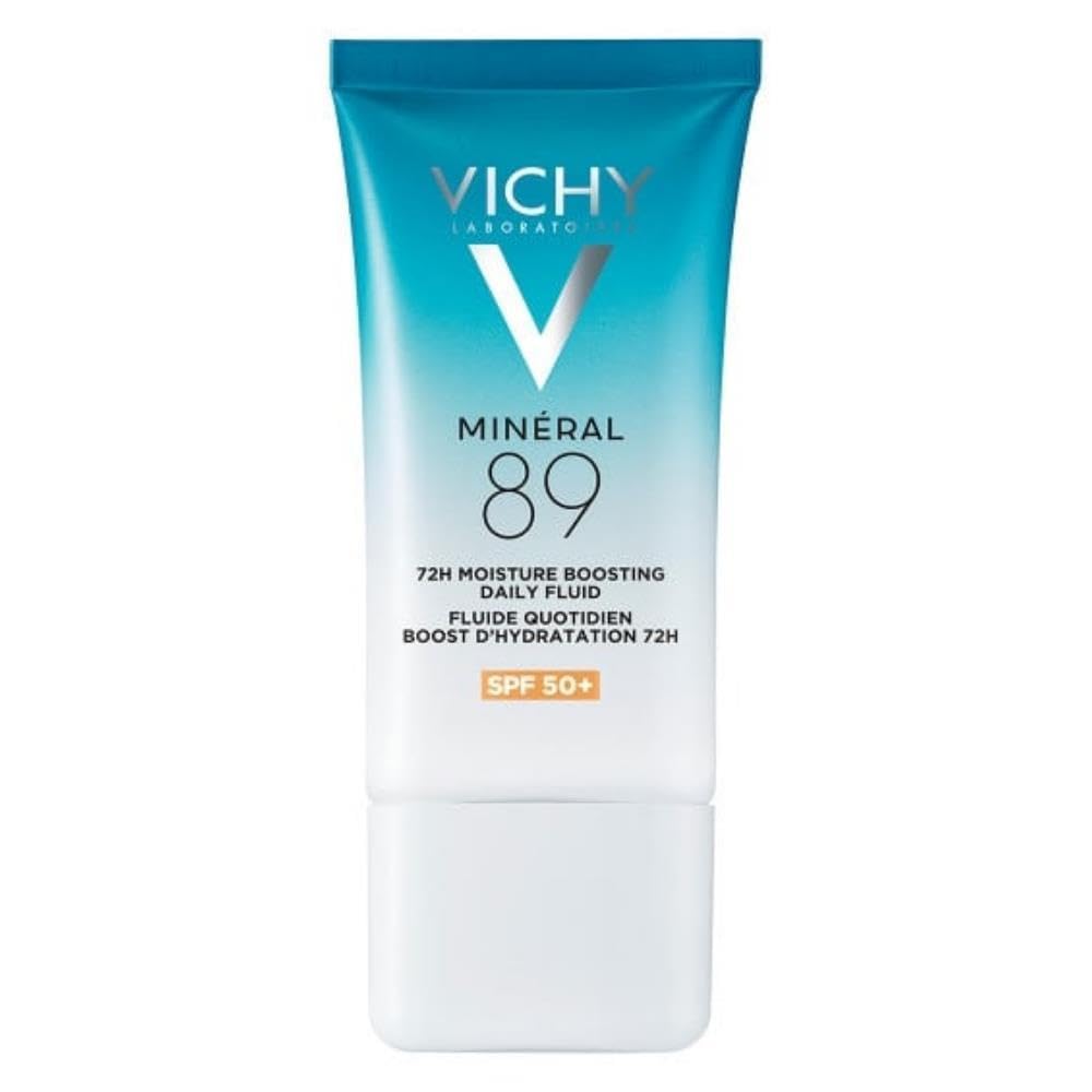 Vichy Minéral 89 72H Hydration Daily UV Fluid SPF50+ 50ml, Sin color, 50 ml (Pack of 1)