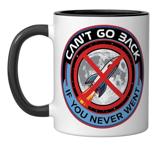 Taza Cerámica 11 oz Negra y Blanca miniatura 1