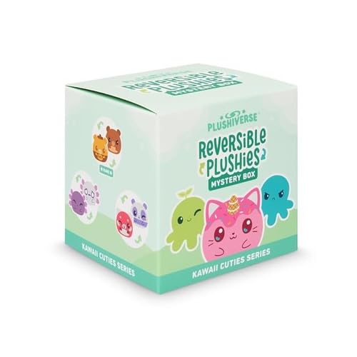 TeeTurtle Plushiverse - 3 Inch Reversible Plushie - Plushie Mystery Box - Kawaii Cuties - Surprise Soft Stuffed Animal