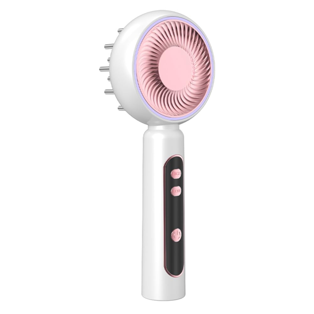 ISKDJBJG Elektrischer Massagekamm, Vibrations-Haarmassage-Kopfhautbrste,  Frdert das Haarwachstum, Multifunktionales Rotes Licht, Nhrt die Kopfhaut  : Amazon.de: Drogerie & Krperpflege