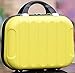 YXWJ 14/16/18 Pouces Valise De Voyage Spinner Wheels Carry on Cabin Bagages À roulettes Sac Trolley Case Étudiant Valise Ensemble De Bagages Mode Boîte À Cosmétiques- Yellow||14"