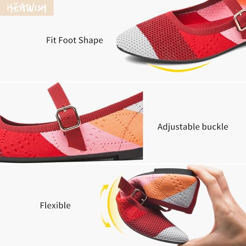 Image of Women's Ballet Flat Mary Jane Flats Slip on Laides Dress Flats with Strap