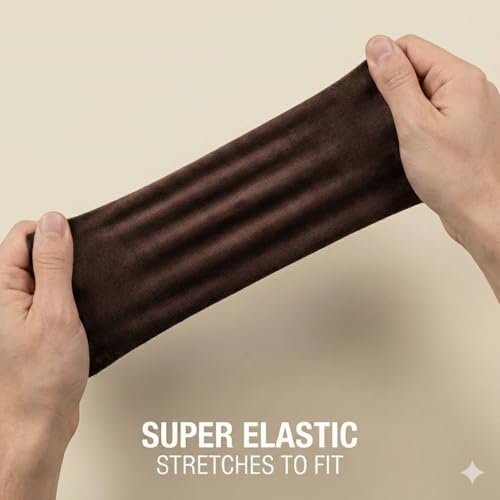 Image of Suede Fabric Wrap - Self Adhesive Film Sticker 16 x 55 Inches Silky Decal Sheet for Car Interior Furniture Upholstery DIY Elastic Stretch Peel and Stick Beige