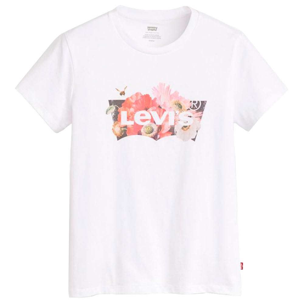 Levi's The Perfect Tee Camiseta, Floral Bw Fill Brigh, S Mujer