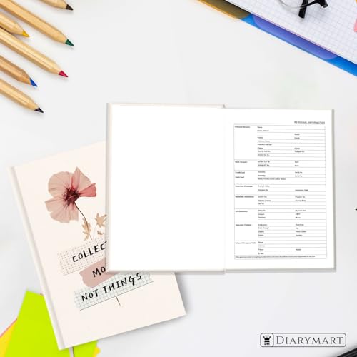 Image of Hard Bound Notebook for Girls & Women | A5 Ruled Journal | 192 Pages | 80 GSM Premium Paper | Designer Laminated Cover | Ribbon Bookmark | Notebook for School, College, Office, Journaling & Note Taking (DM4005)