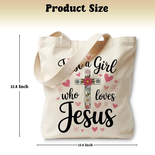 Bolsa Tote para mujer Just A Girl Who Loves miniatura 4