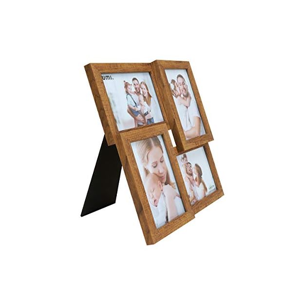 Umi. by Amazon - 4 Bilderrahmen|Vier 9x13 cm (3,5x5 Zoll)großer Holzartiger Fotorahmen|PS Umweltschutz Bilderrahmen… – Bild 5