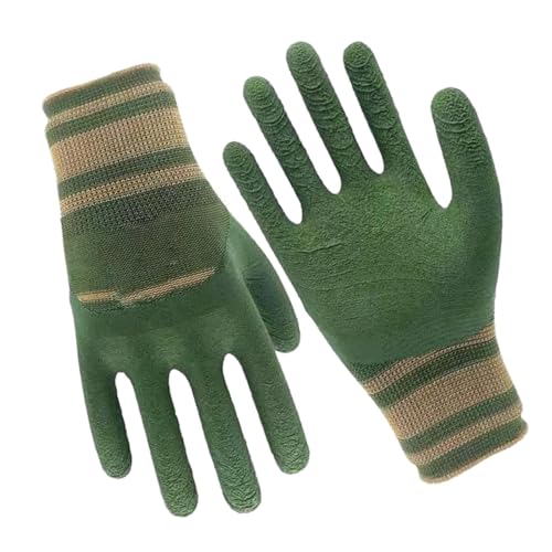 Guantes De Jardín Para Mujeres - Equipo Manual Para Trabajar En El Patio, Herramienta De Guaneta Resistente E Impermeable, Componente De Protección De Goma Larga Duración, Accesorio Antipinchazos Ré