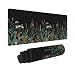 Large Mouse Pads for Desk, Extended Weeds Gaming Mousepad with Funny for Women Office Gifts, XL Big Nonslip Floral Computer Mats Deskmat for Keyboard and Laptop, (Green, 31.5 * 11.8 in)