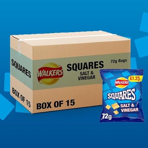 Walkers Squares Salt & Vinegar Crisps Case Cover