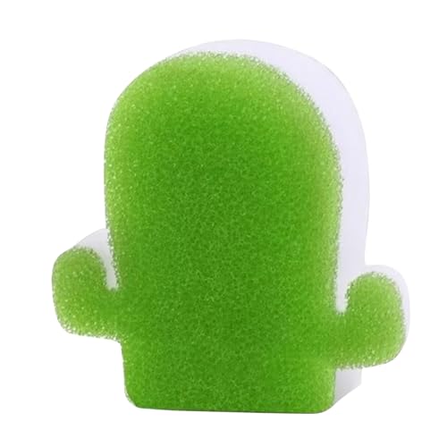 Esponja De Cocina - Esponja Rectificadora Para Vajilla | Diseño Cactus Reutilizable Multifunción Sin Olor Almohadillas Gruesas De Doble Cara Para Fregadero Lavavajillas Sartenes Placas De Cocina