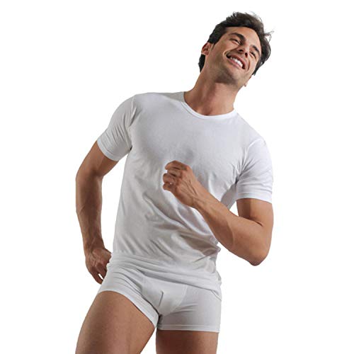 TL 6 Magliette Intime in Puro Cotone Filo di