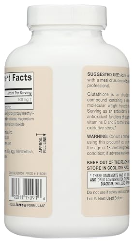 Jarrow Formulas Glutathione Reduced Capsules