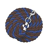Perri's Cotton Lead, Blue/Brown, 1/2